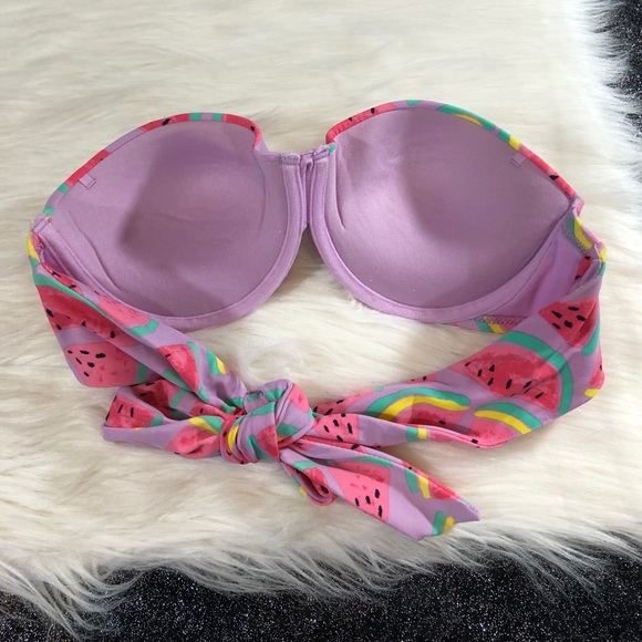 Watermelon strapless bikini top - Picture 2 of 3
